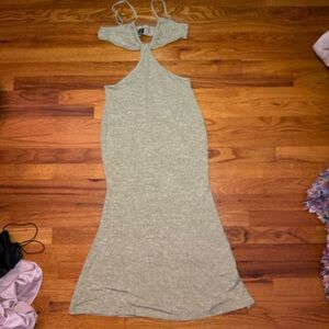 Sexy maxi cutout dress